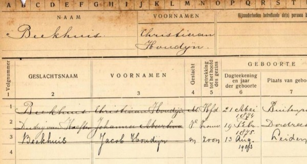 Beekhuis, J.H.                                          