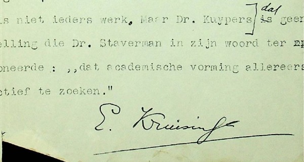 Kruisinga, E.