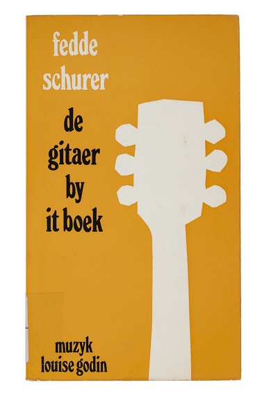 8. Omslag van: Fedde Schurer, De gitaer by it boek, Baarn, 1971, Wijchers Wb 3.2.5 128. Liederen bij Bijbelverhalen door de Friese dichter.8. Cover from: Fedde Schurer, de gitaer by it boek, Baarn, 1971, Wijchers Wb 3.2.5 128