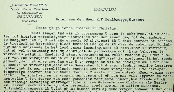 Warf Izn, van der W.