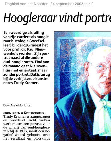 Dagblad van het Noorden, 24 september 2003 (fragment)