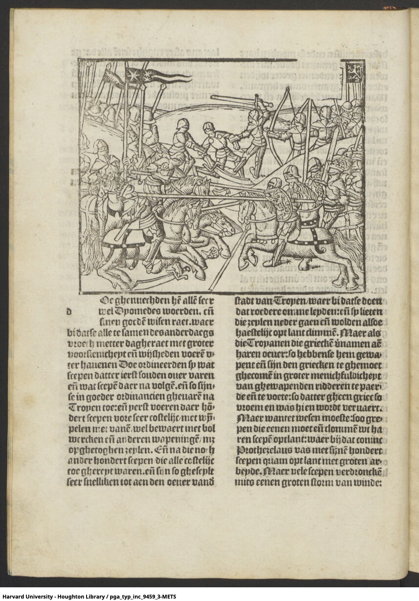 Doesborch, Jan Van, -1536, Printer, et al. Die distructie van Troyen