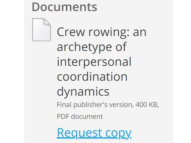 Request-a-copy feature in UG research database