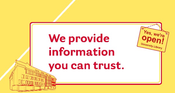 Wij leveren informatie die je kunt vertrouwen - Yes, we're open