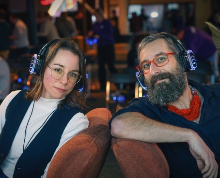 Kirsten van den Bosch and Tassos Sarampalis