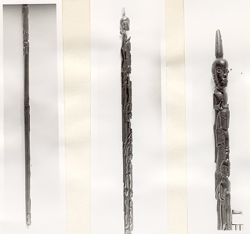 Toverstaf uit Sumatra uit de Collectie Van BaarenMagical wand from Sumatra, from the collection of Van Baaren