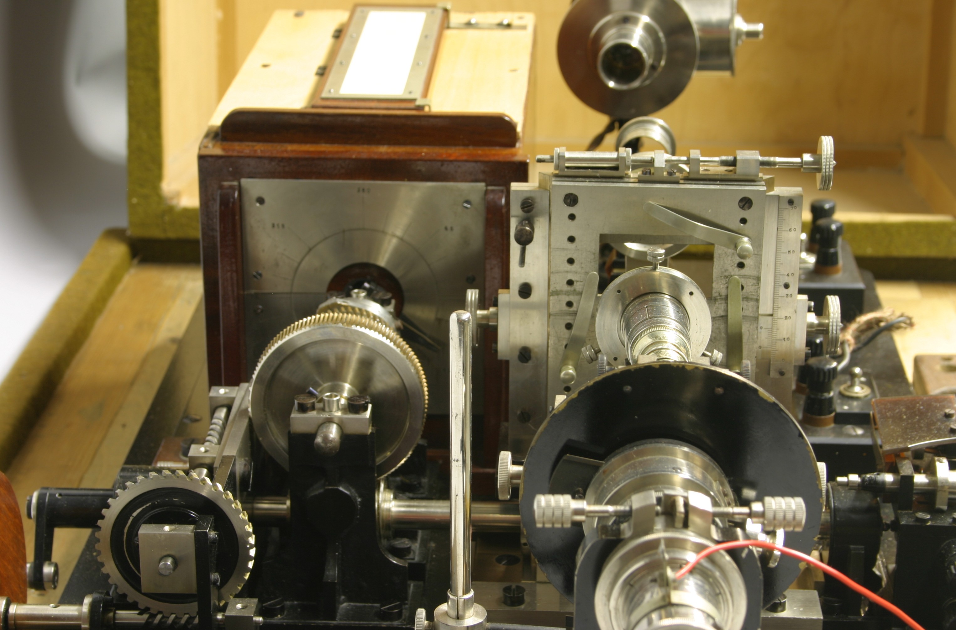 Detail van de fotometer