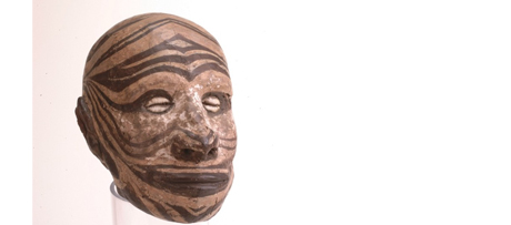Voorouderschedel, Papua Nieuw GuineaAncestor skull, Papua New Guinea