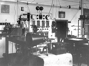 Psychology Lab in the Academic Building, ca. 1914