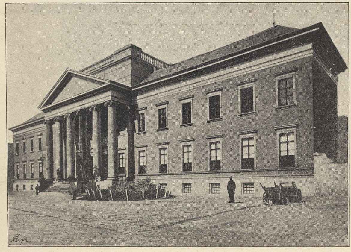 View of the second Academy Building (1850-1906)
