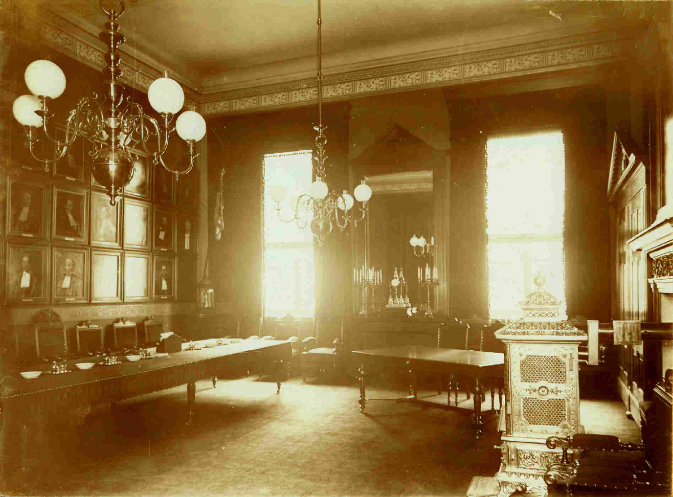 Senate Room in second Academy Building (1850-1906)