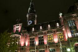 De ster op het Academiegebouw (foto John Welling)