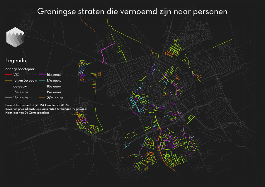 Weinig straten in Groningen vernoemd naar vrouwen