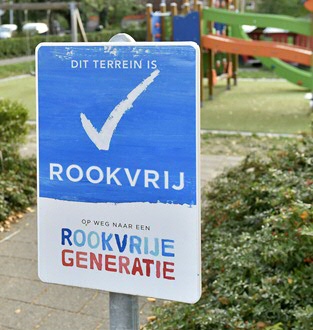 A smoking ban at a playground