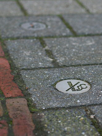 No smoking floor tiles