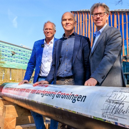 RUG sluit gebouwen aan op duurzame warmtenet WarmteStad 