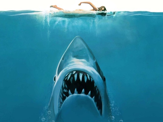 Promotional art for Jaws