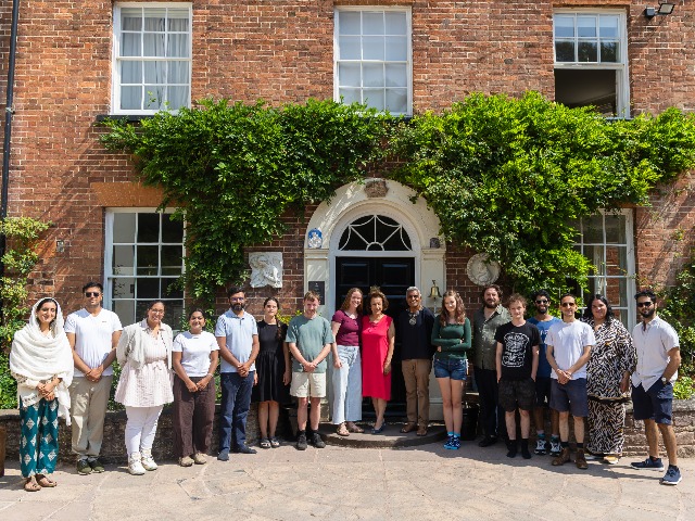 Talia Pedersen and the participants