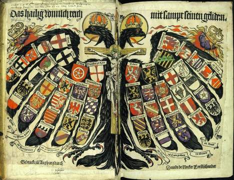 Volgens Catholica is de tweekoppige adelaar van het Habsburgse Rijk 'het symbool van het Oude Europa', waarnaar de auteurs terugverlangen