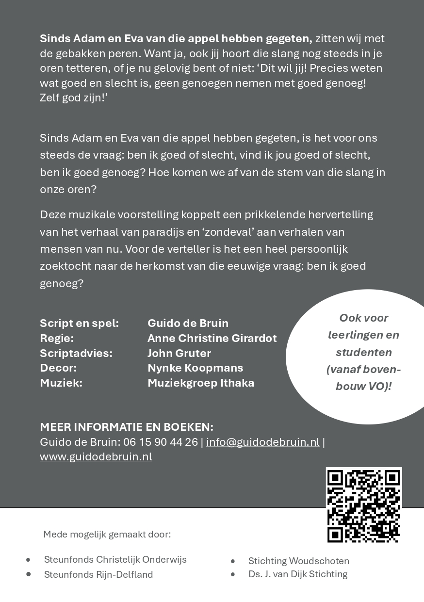 Flyer van de voorstelling. De flyer is als pdf te downloaden onder deze afbeelding.