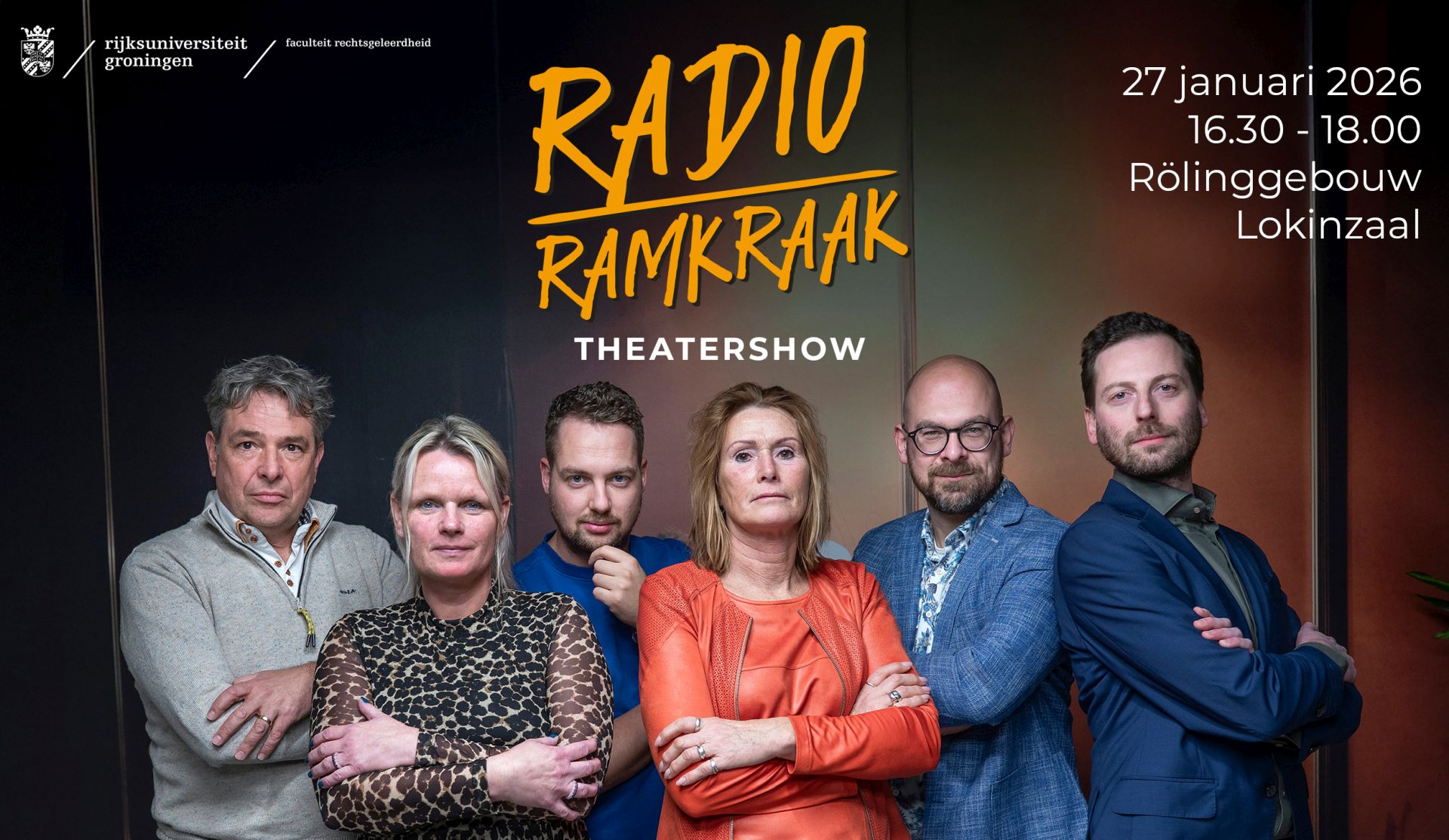 Theatre show Radio Ramkraak. Foto: Corné Sparidaens