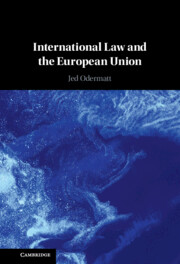 Dr Jed Odermatt, a Lecturer in Law in The City Law School, has written a new book titled 'International Law and the European Union' (Cambridge University Press)