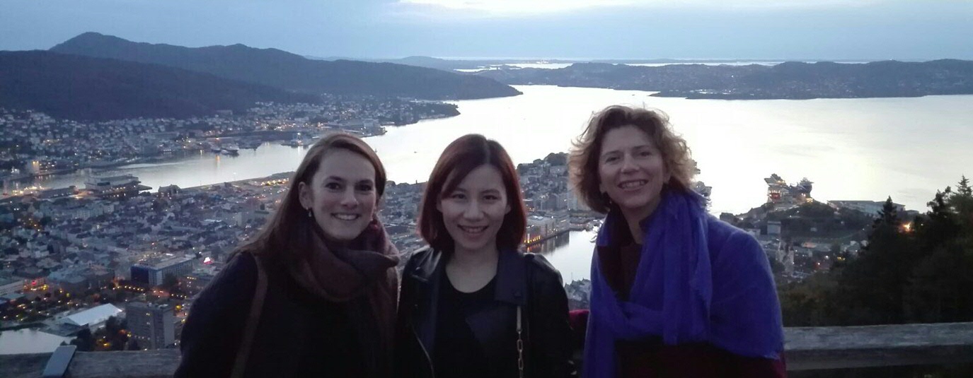 Left to right: Marie Elske Gispen, Yi Zhang, Brigit Toebes