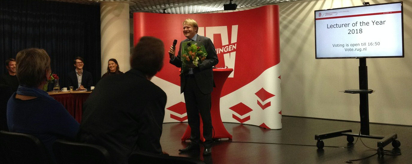 Winnaar Docent Van Het Jaar-verkiezing 2018 Hans ter Haar