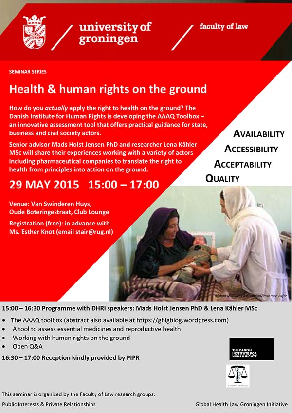 Health and human rights on the ground