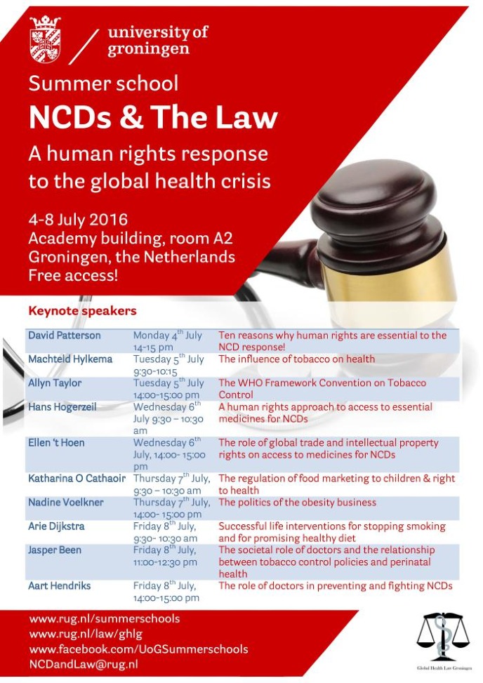 Summer School NCD's & the law