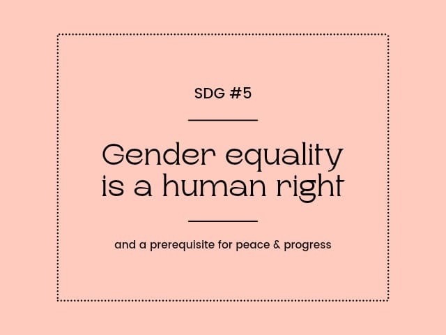 The Goal is to be Equal! 