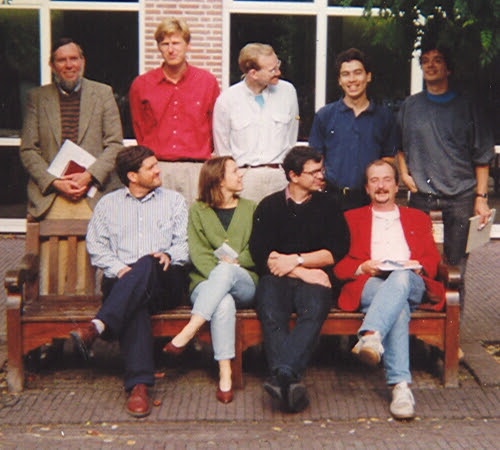 Group picture of 1993! Good to see that Gosse has always been the tallest member of the group.
