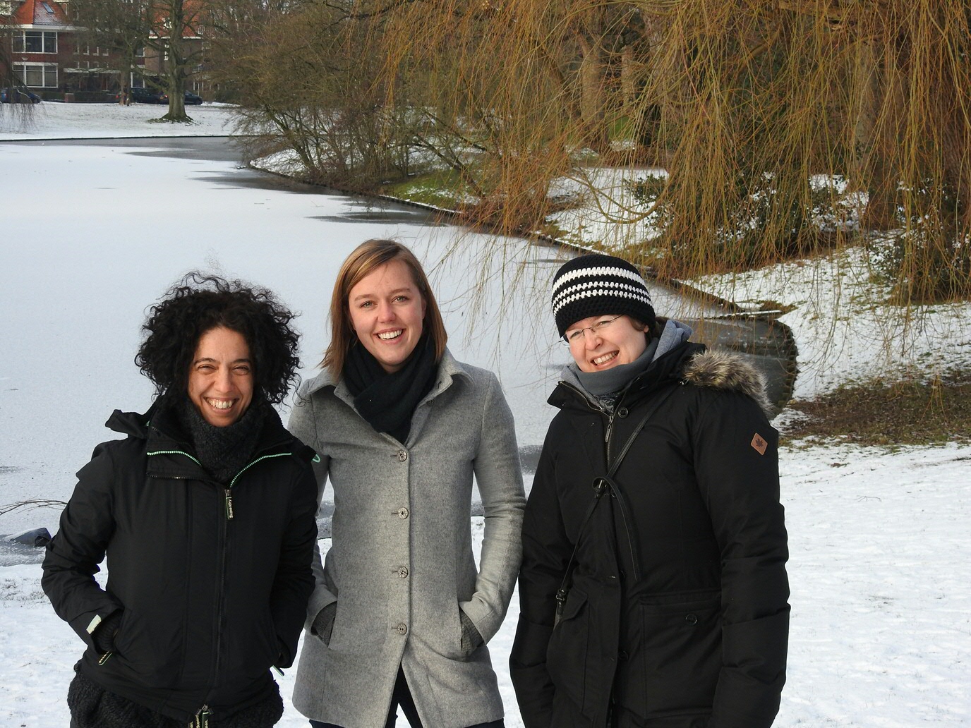 Only women allowed in this picture. Malvina, Dieke and Barbara.