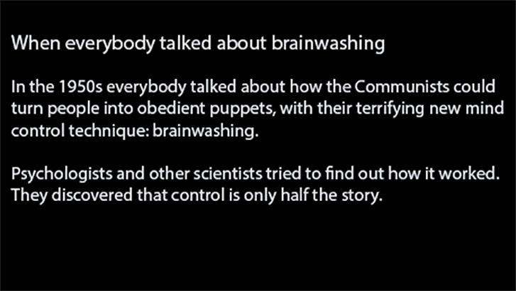 When Everybody Talked About Brainwashing - dr. Maarten Derksen