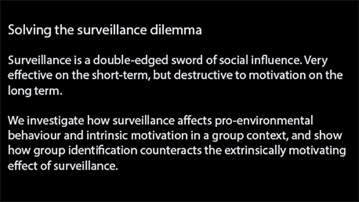 Solving The Surveillance Dilemma - Marko Milovanovic, MSc