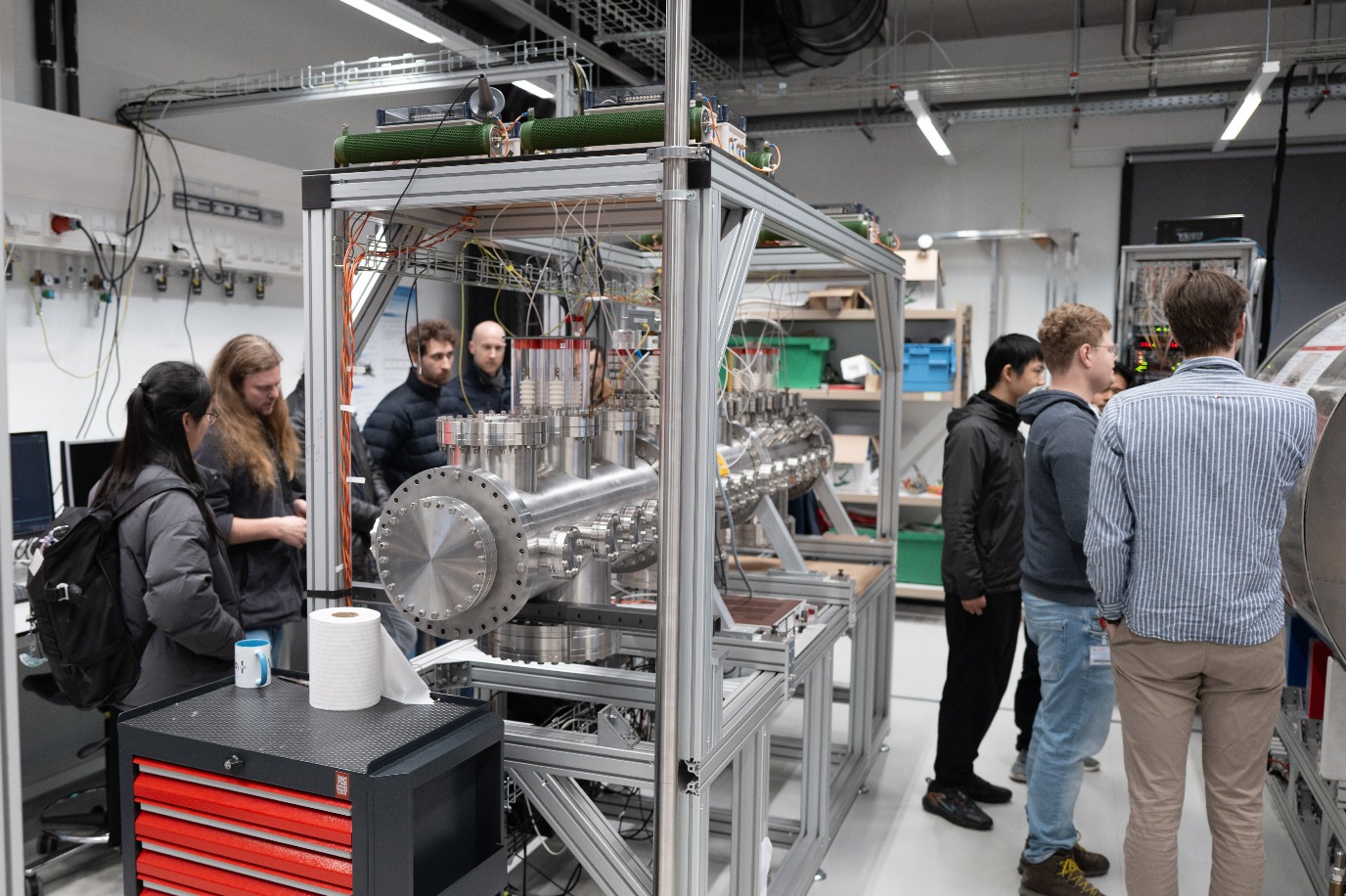 the lab tour at the Feringa Building