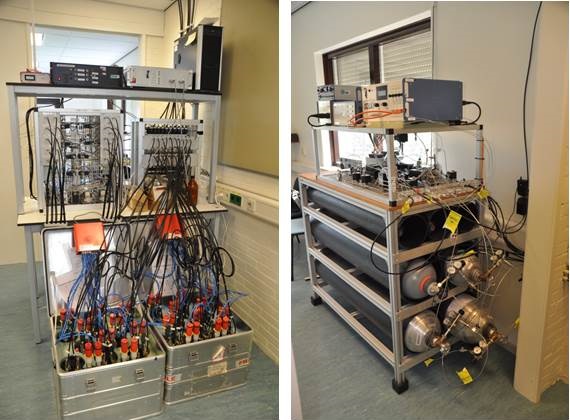 Autosampler (left) and Oxzala (right)