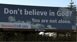 A Billboard along a motorway in California