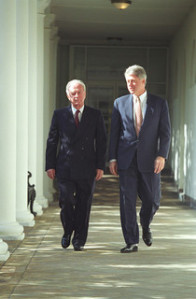 Former Israeli Prime Minister, the late Yitzhak Rabin, with former US President Bill Clinton at the White House in 1993, the year of the historic Oslo Peace Accords. Nearly 20 years later and the Israel Palestine situation has hardly changed and many are wondering whether the peace promised by the Accords is an unattainable dream.