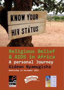 Religious Belief and AIDS in Africa