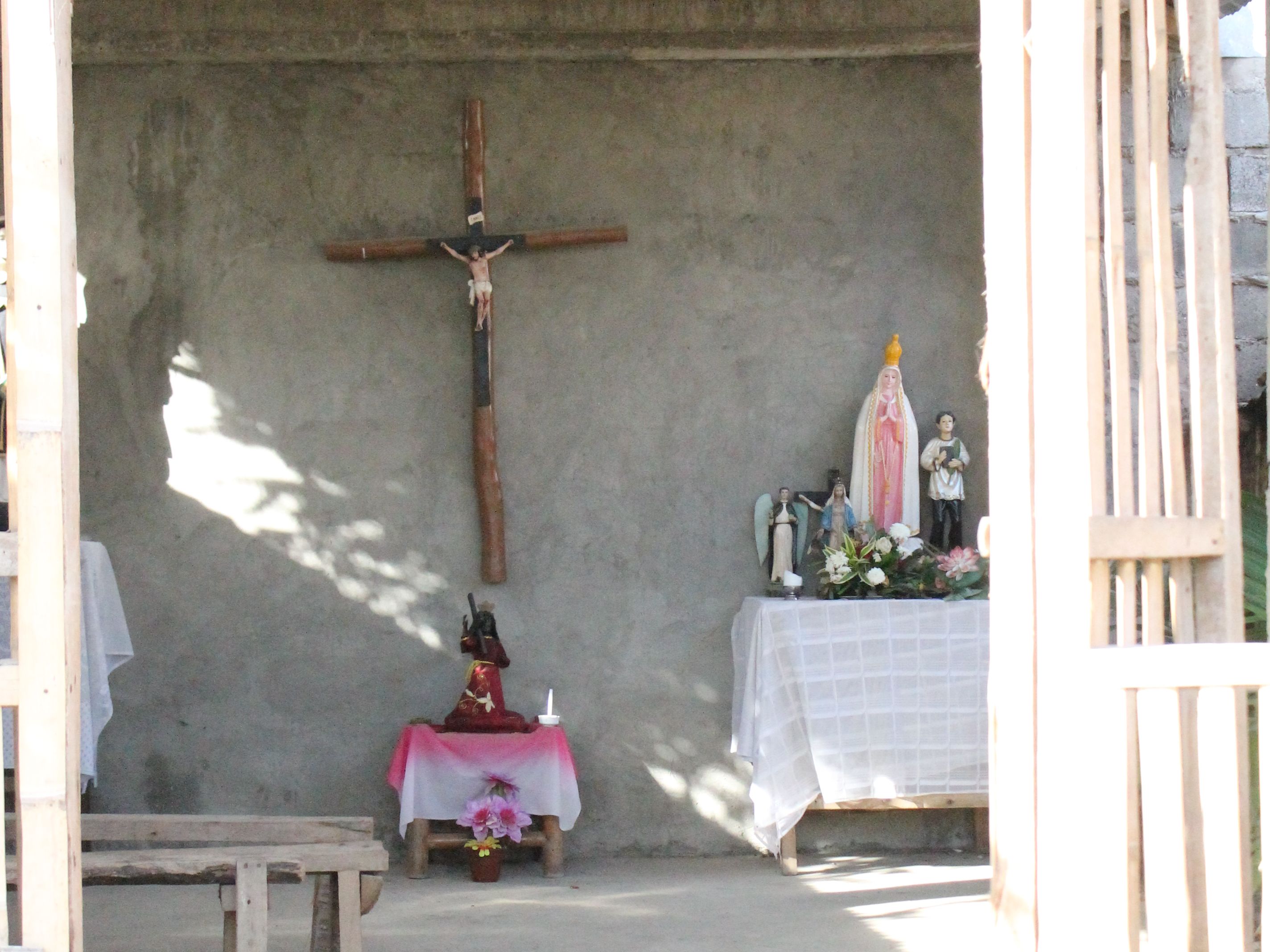 Church in the area hit by Typhoon Haiyan