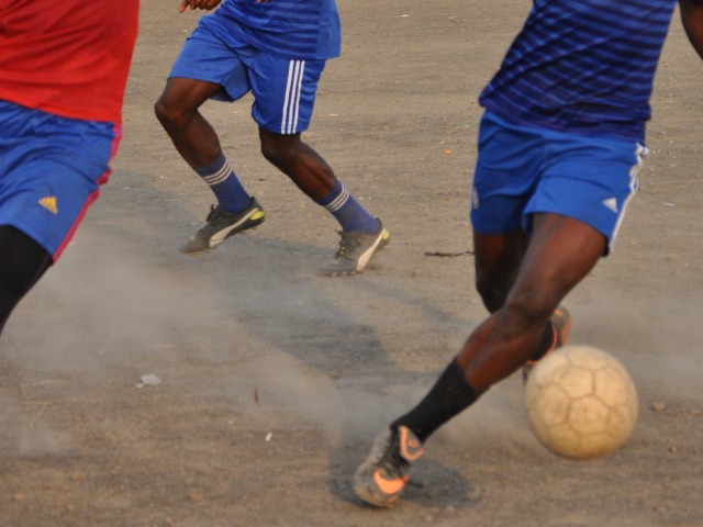  Football training in western Cameroon. Photo by the author.