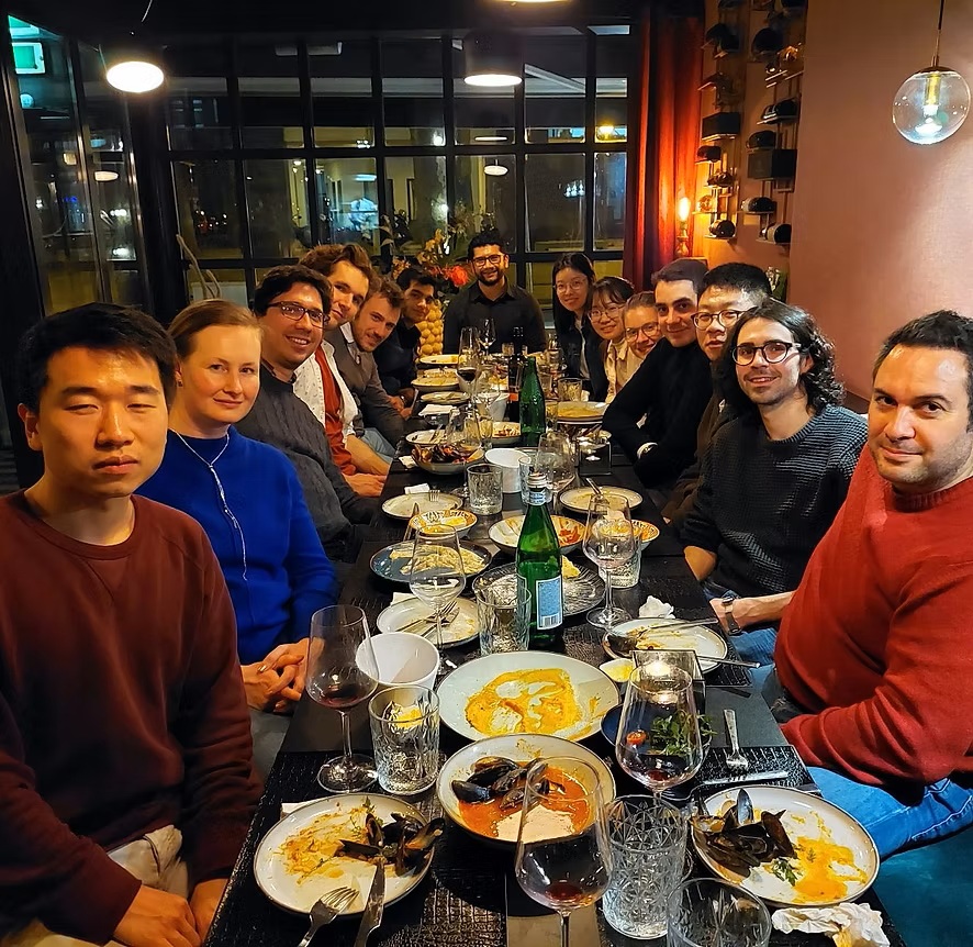 New-year dinner of the CMME group, Groningen, the Netherlands, January 11, 2023