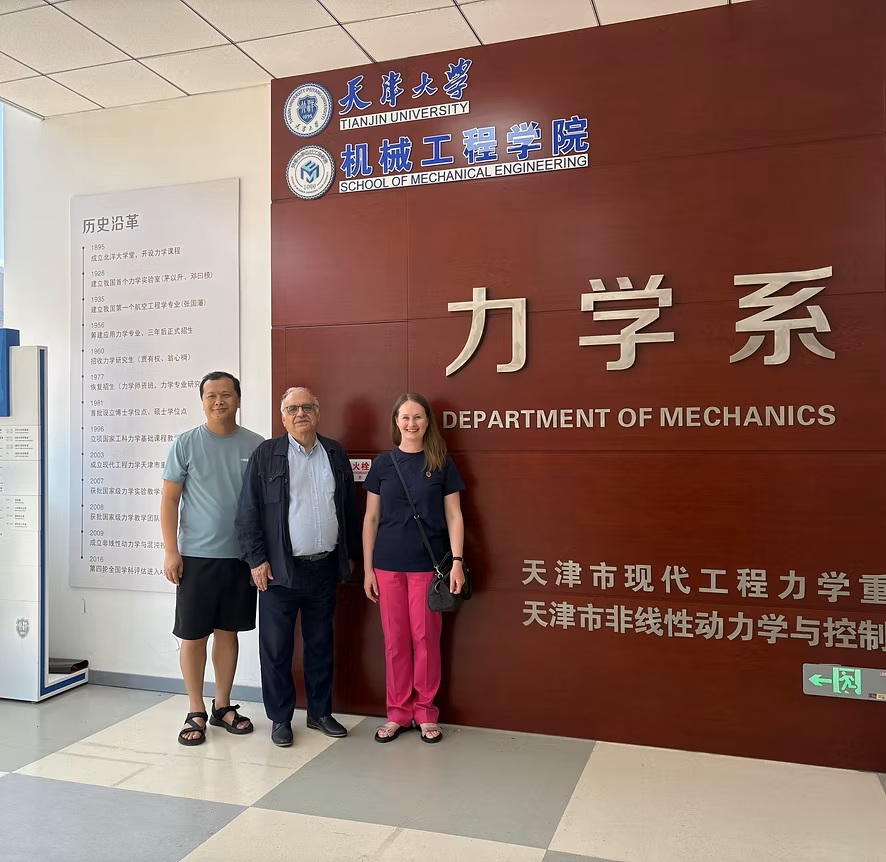 Visiting Prof. Yan-Feng Wang in Tianjin, China, June 15, 2025