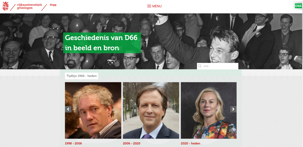 D66 geschiedenissite