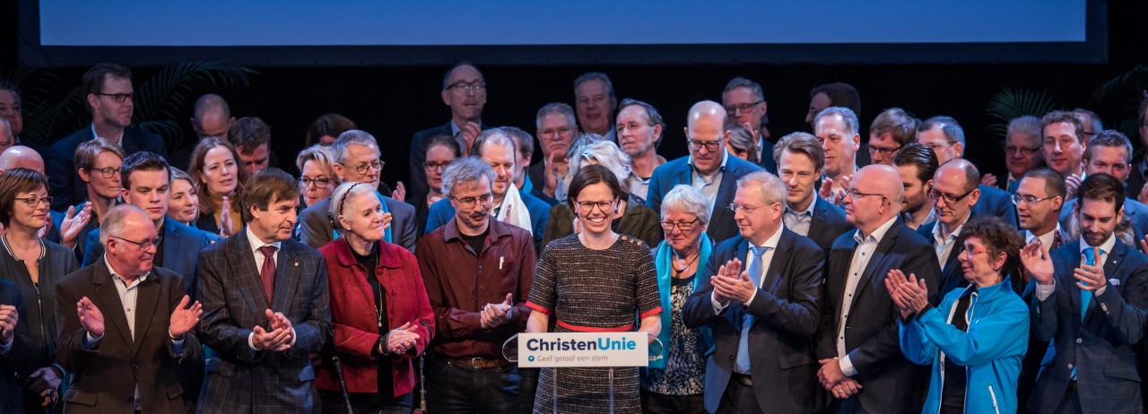 Mirjam Bikker op het ChristenUnie-congres, 2019