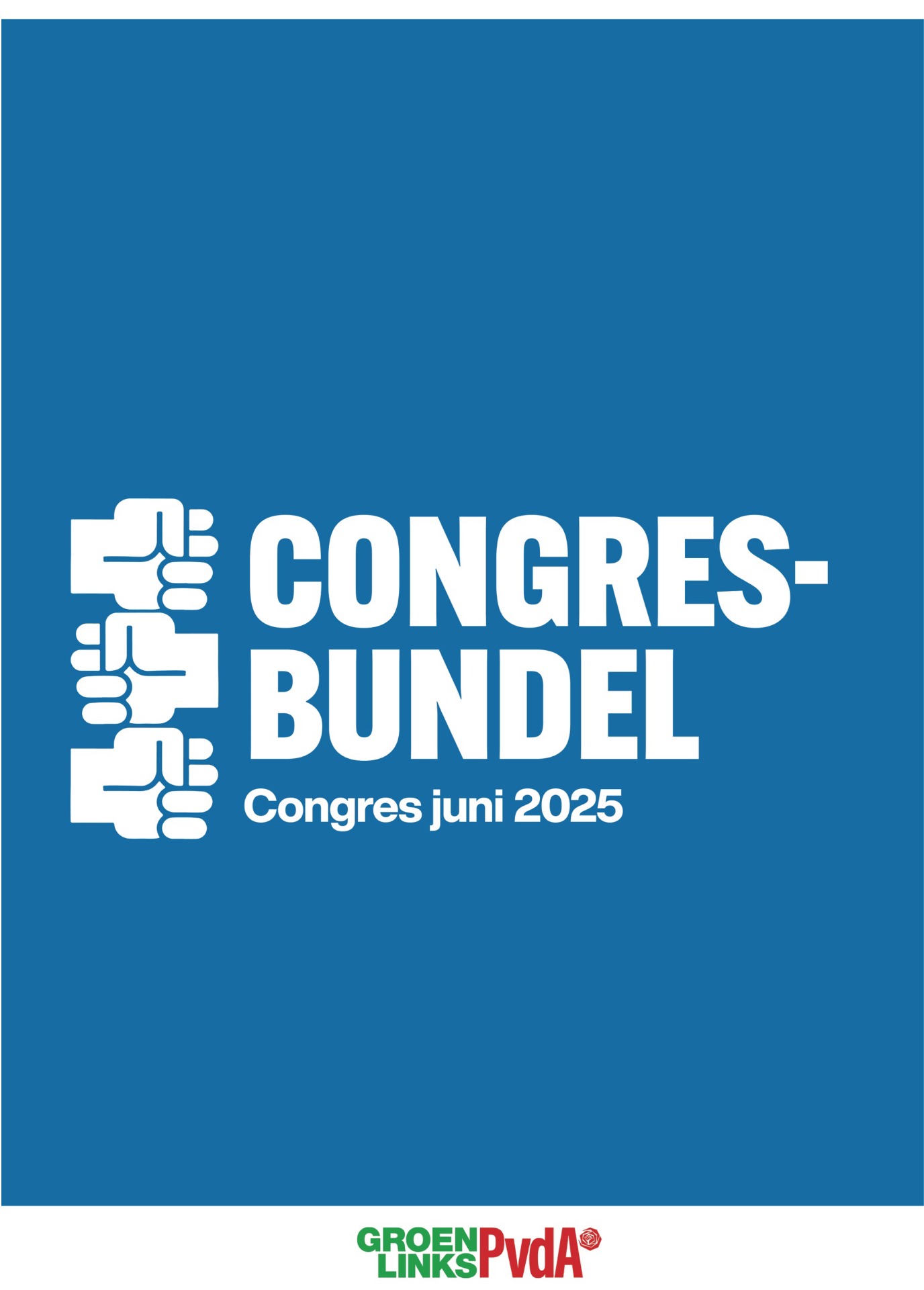 Congresbundel gezamenlijk congres GroenLinks en PvdA op 21 juni 2025