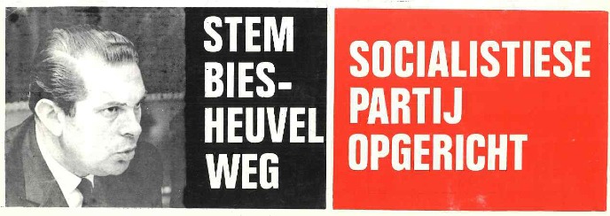 Omslag 'De Tribune', 1972.