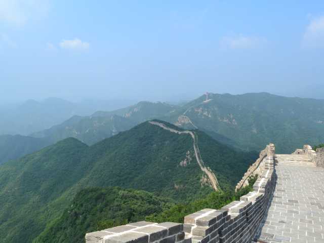 An unrestored part of The Great Wall