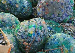 Recycled PET bottles